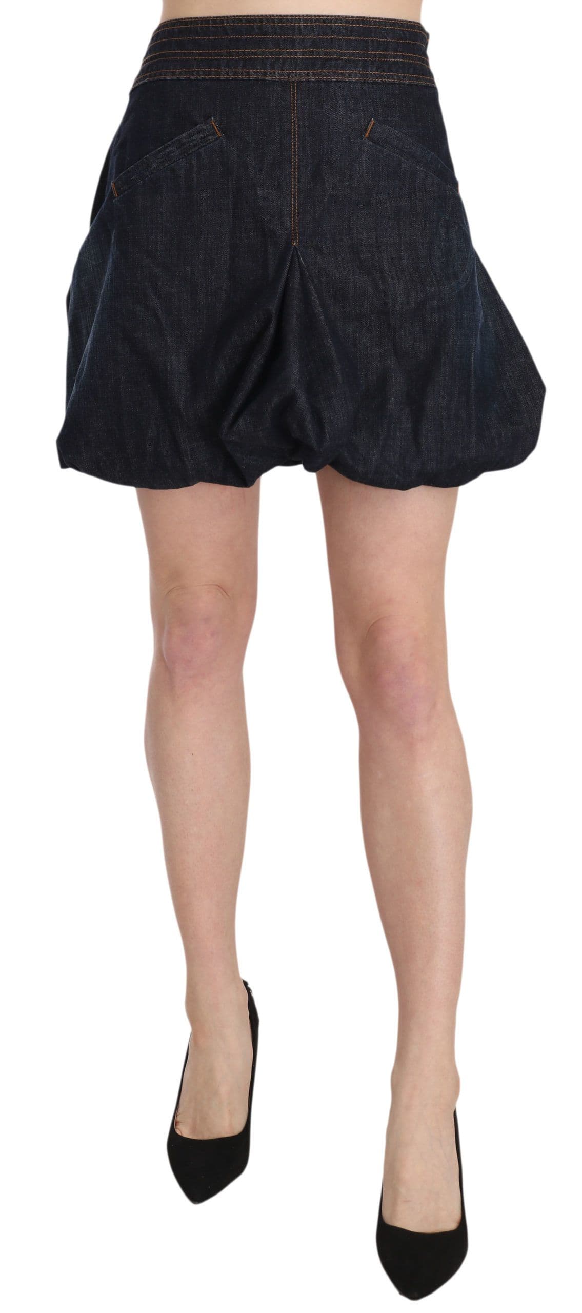 Jeans Denim Cotton Stretch A-line Mini