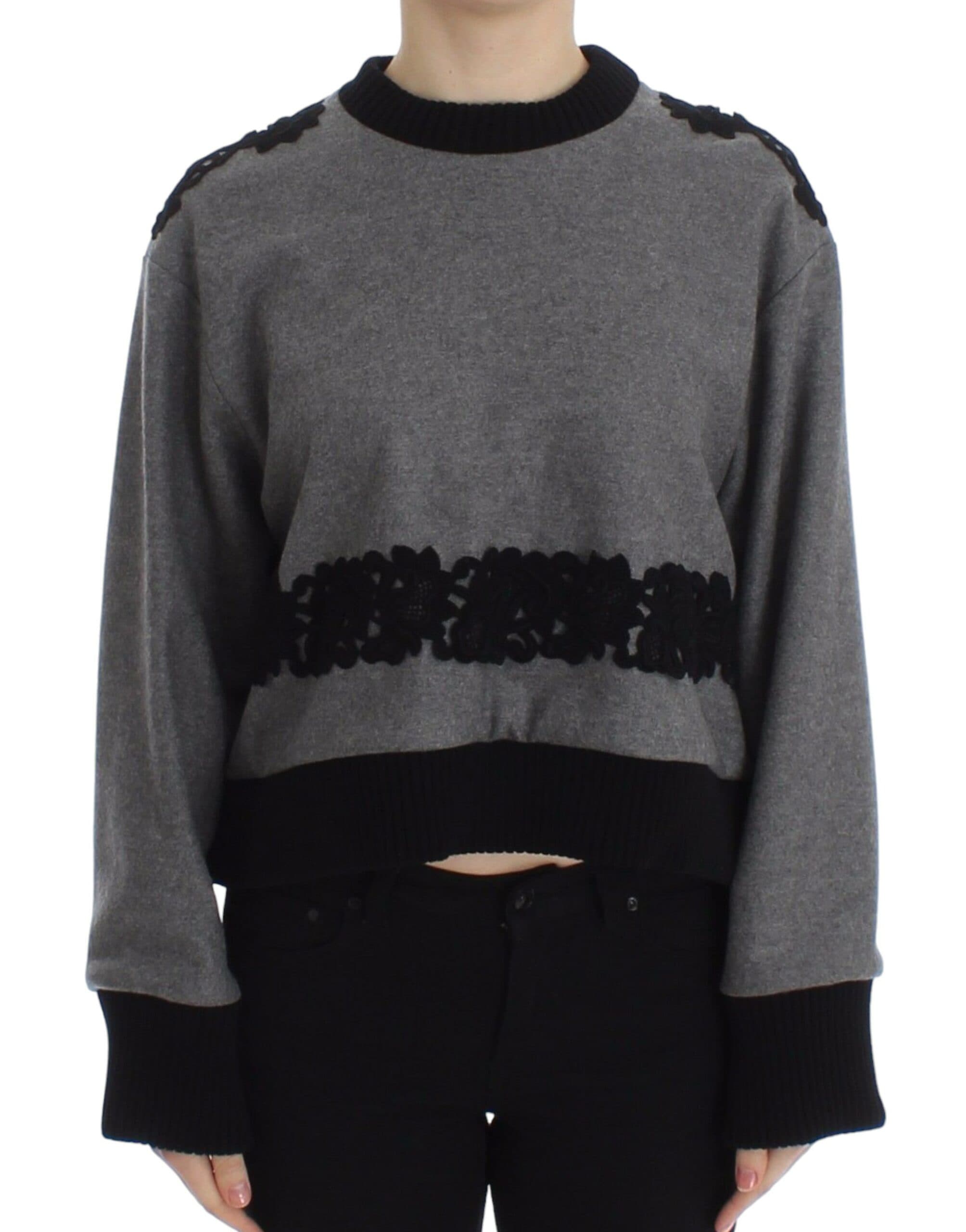 Lace Wool Cashmere Sweater