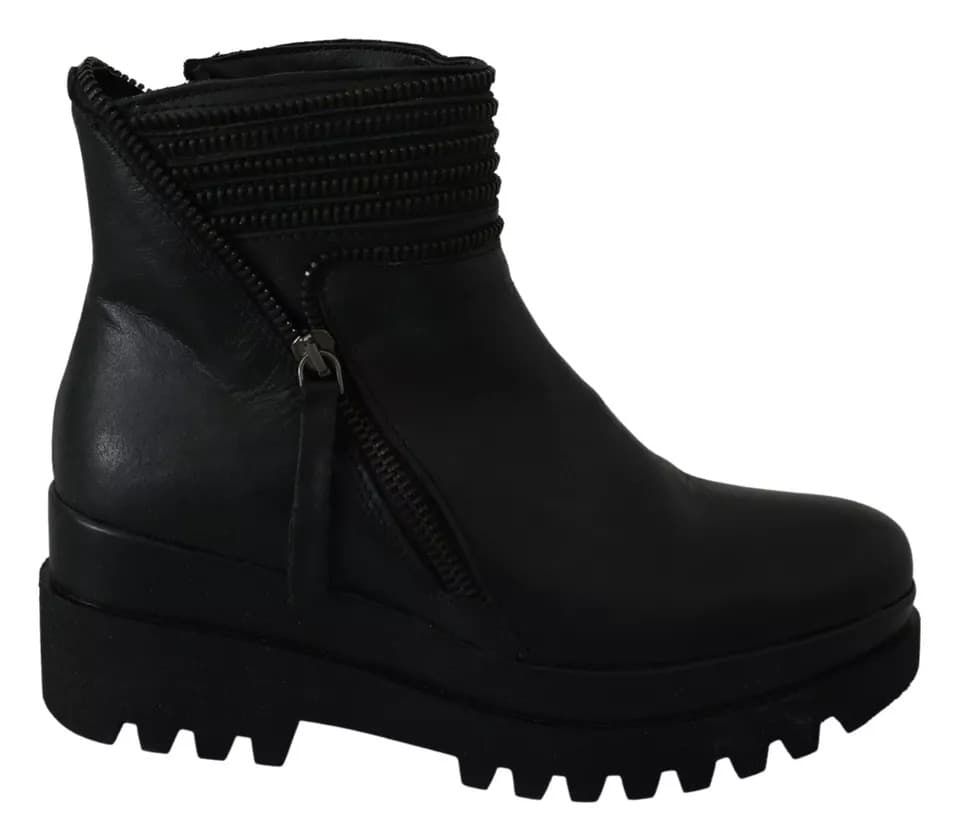 Zipper Ankle Boots
