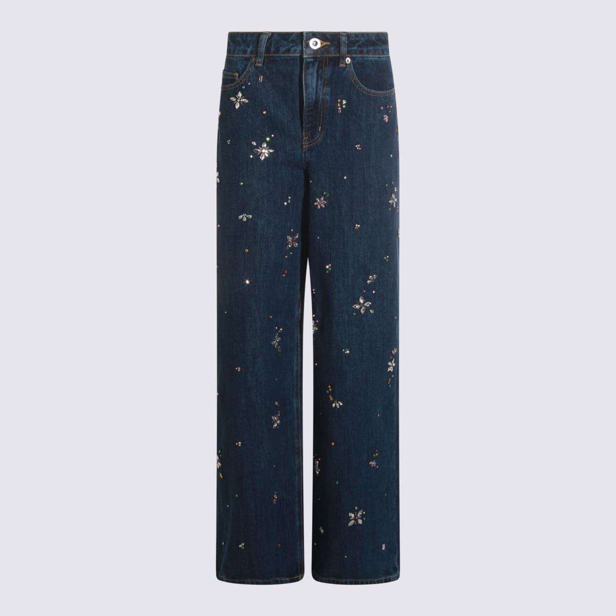 Blue Cotton Jeans