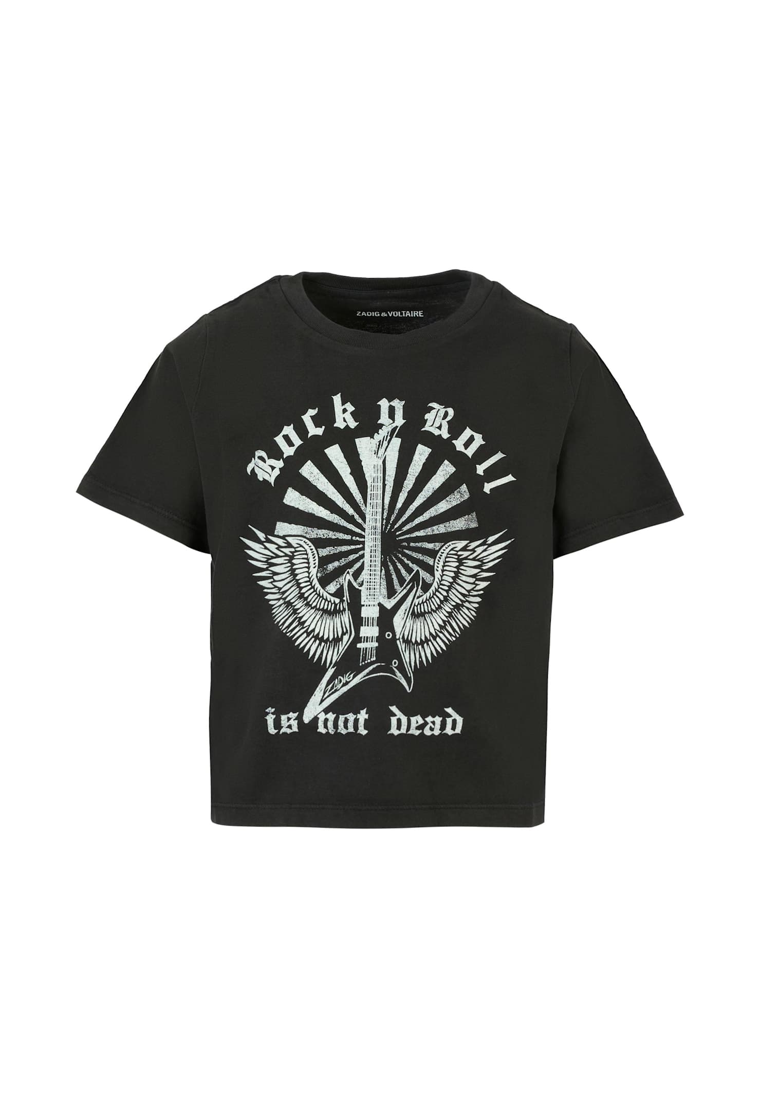 Black T-shirt For Girl With Guitar