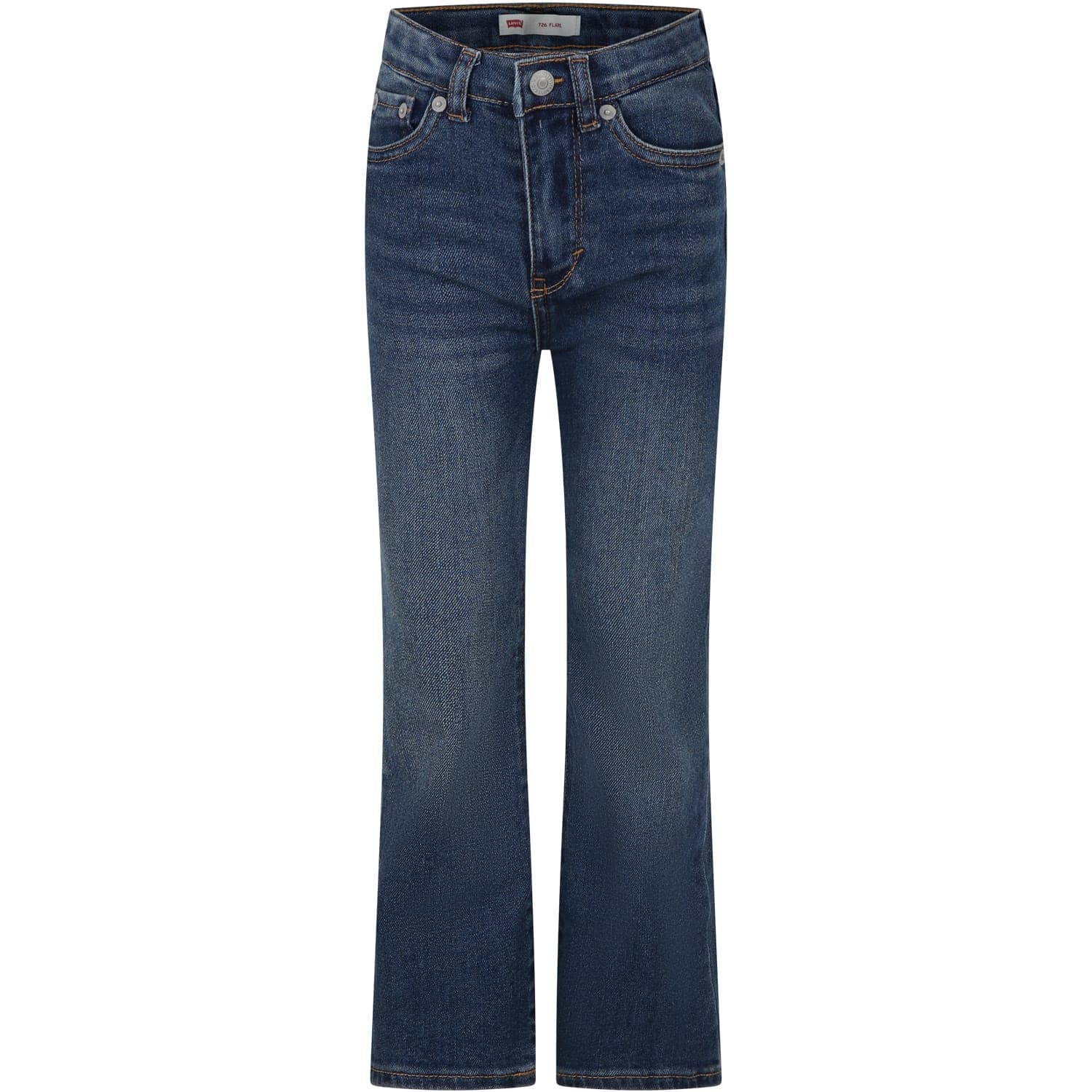 Jeans For Girl With Logo Patch