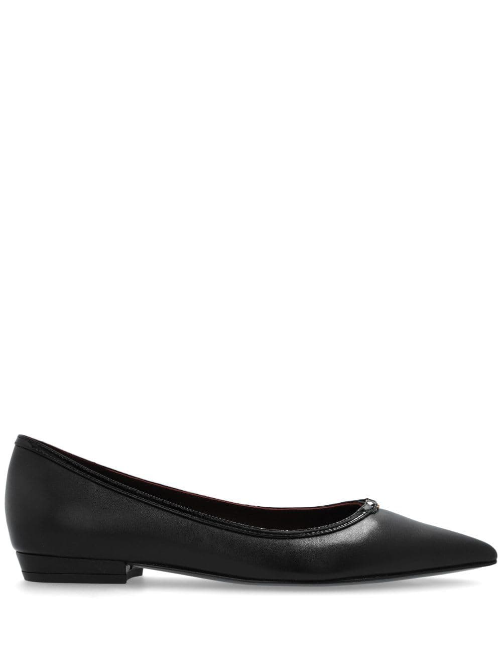 Buckle Pointed Toe Flat