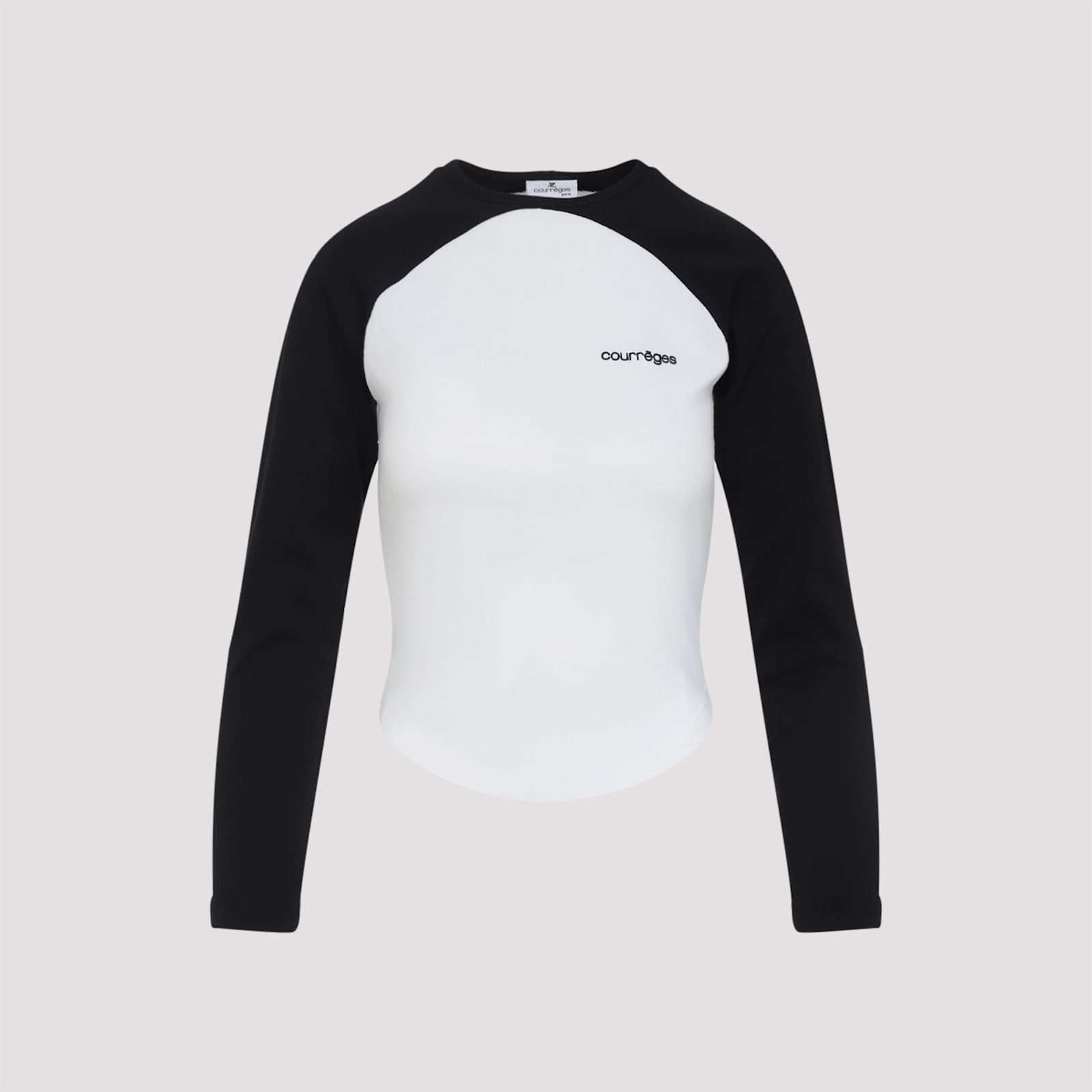 Circle Contrast Ls T-shirt