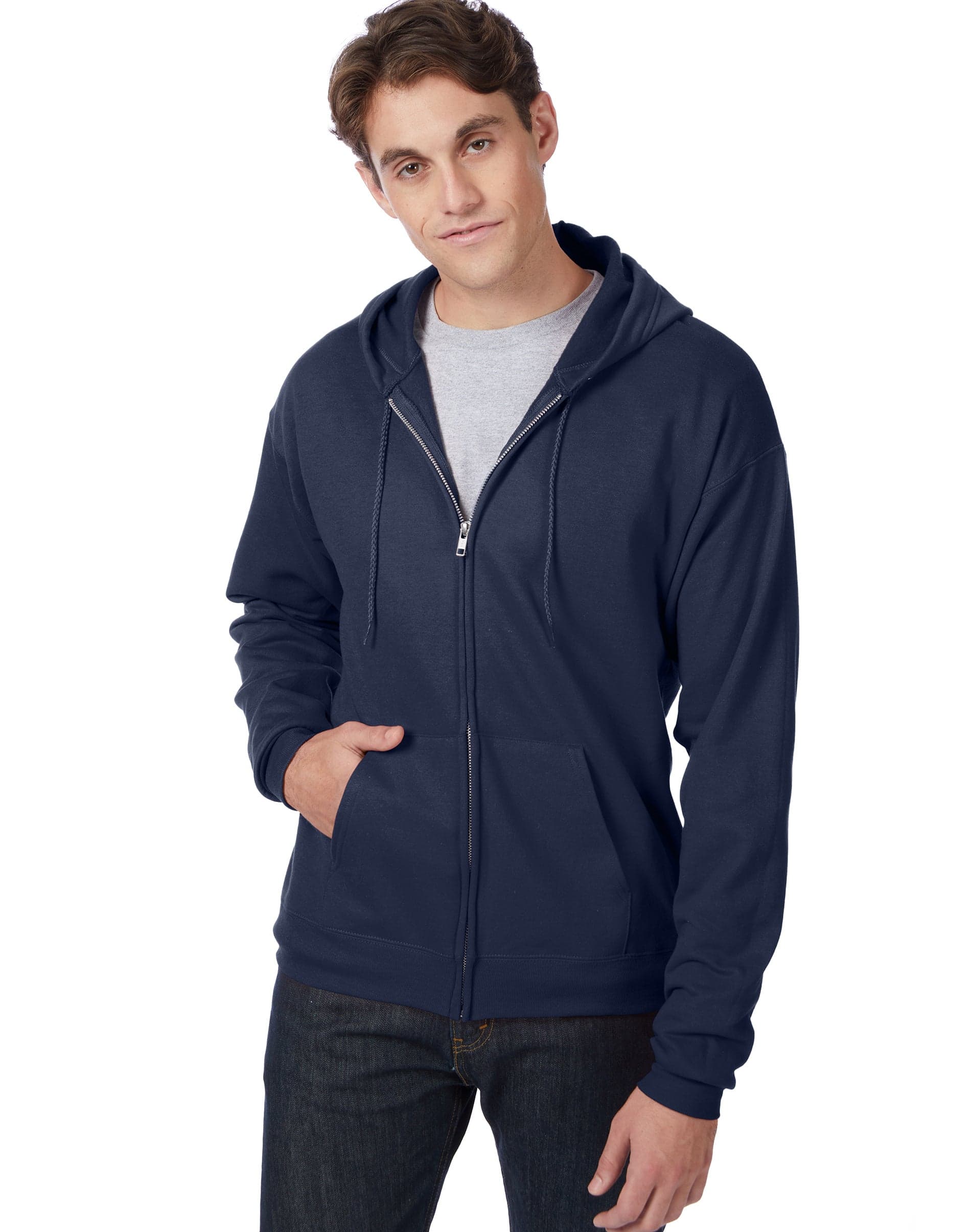 Full-Zip Fleece Hoodie
