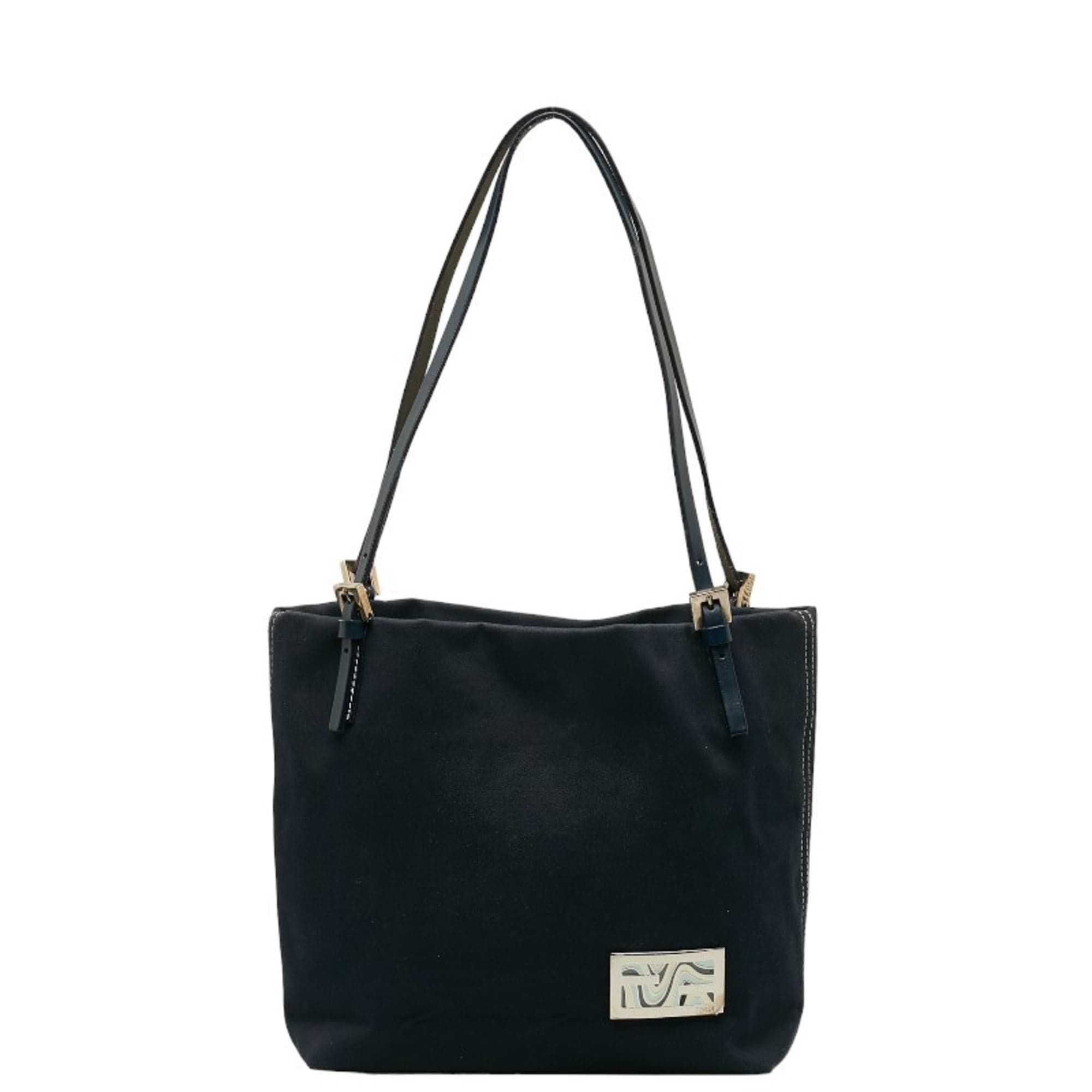Canvas Leather Shoulder Bag Tote Bag
