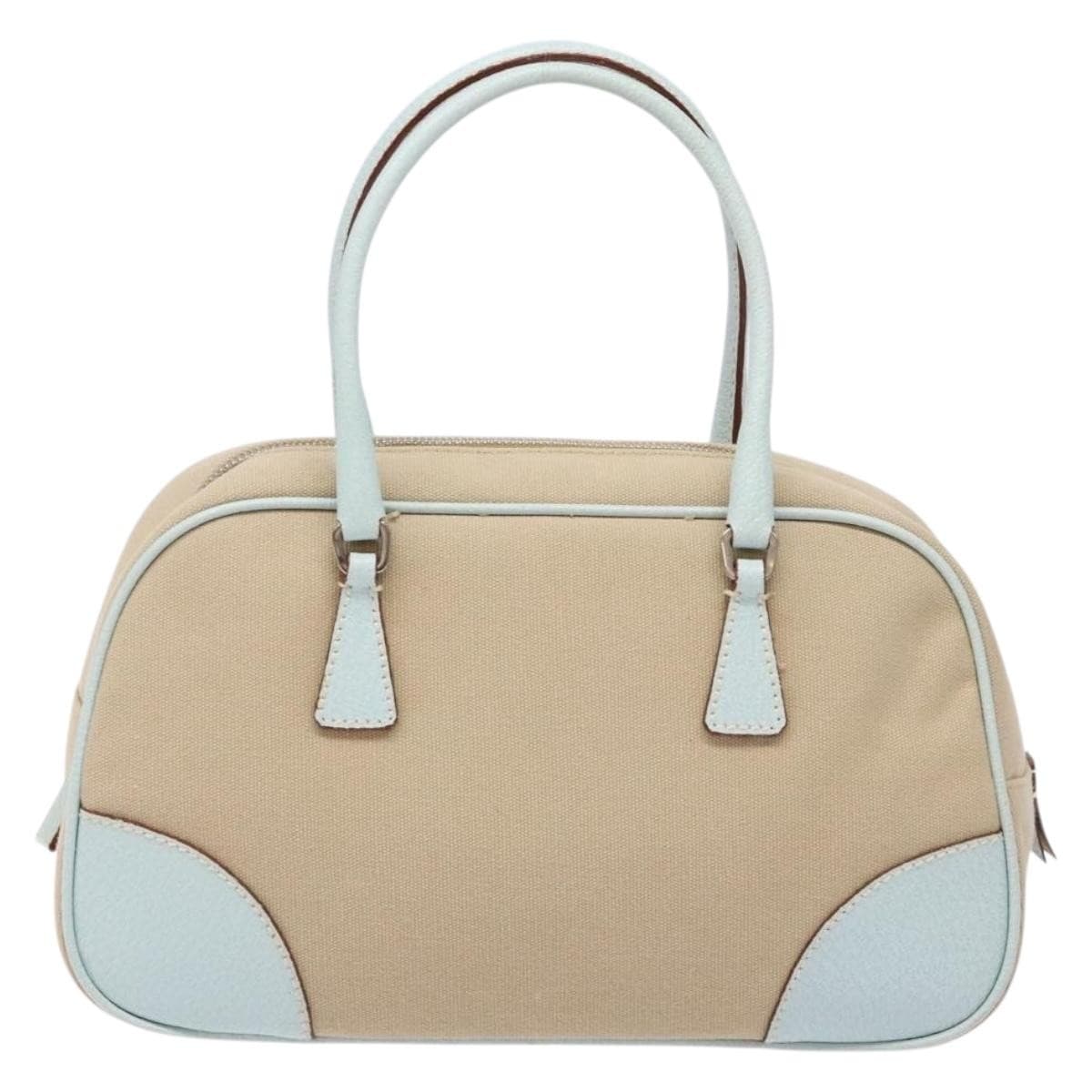Bauletto Bag Canvas With Leather