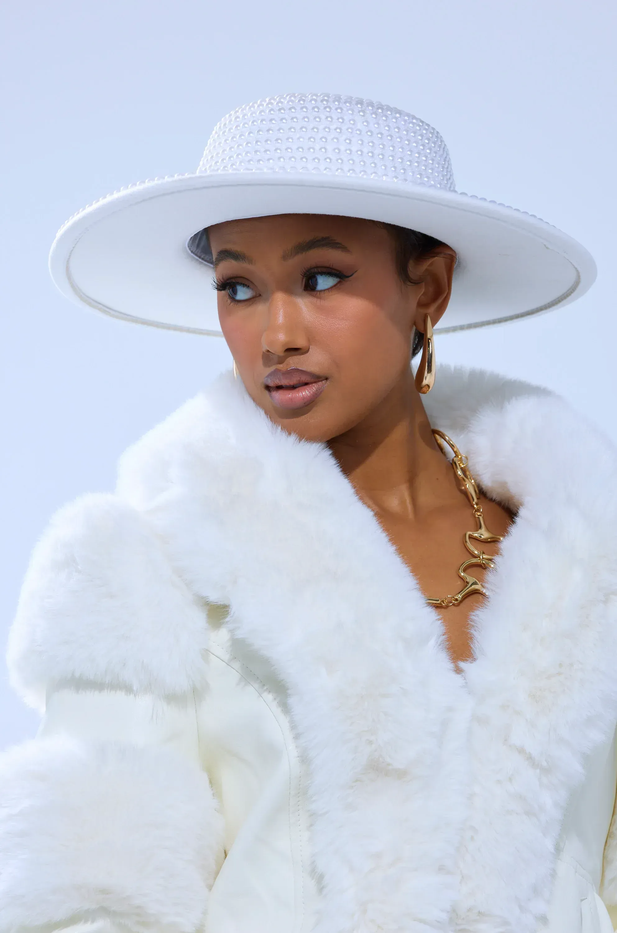 Polly Pearl Brim Hat