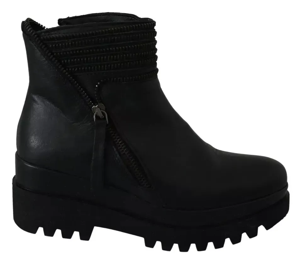 Zipper Ankle Boots