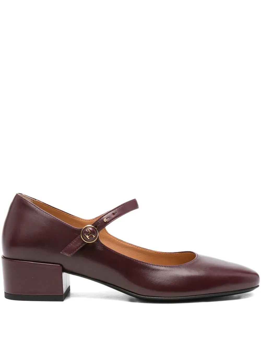 Mary Jane Leather Pumps