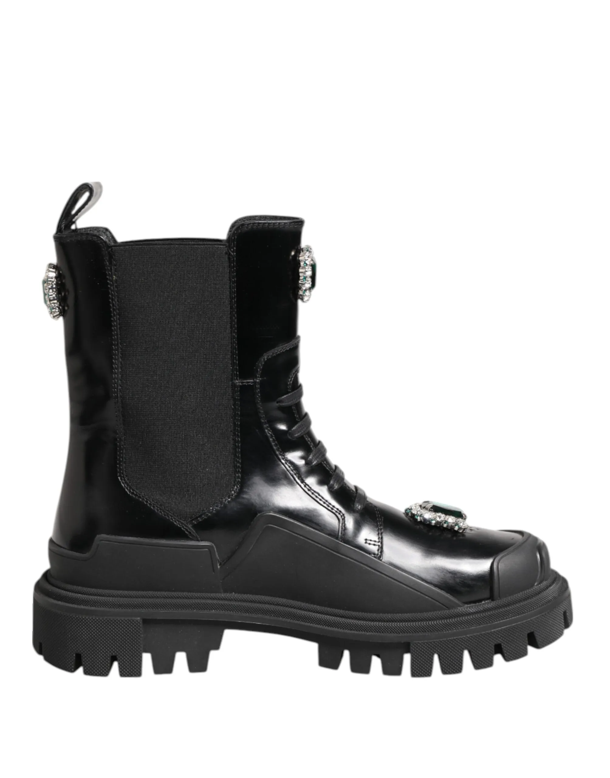 Embellished Combat Boots