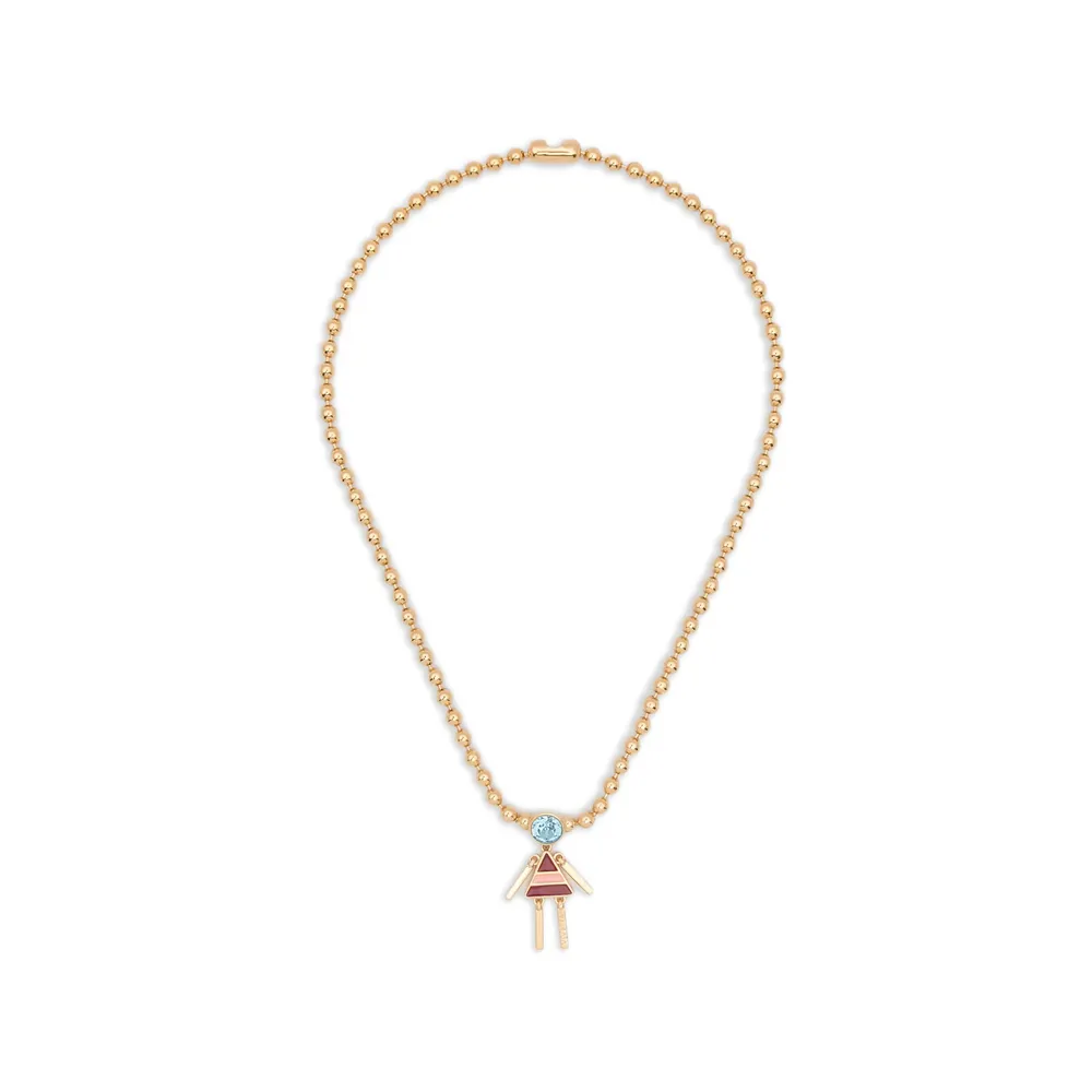 Beaded-charm Necklace