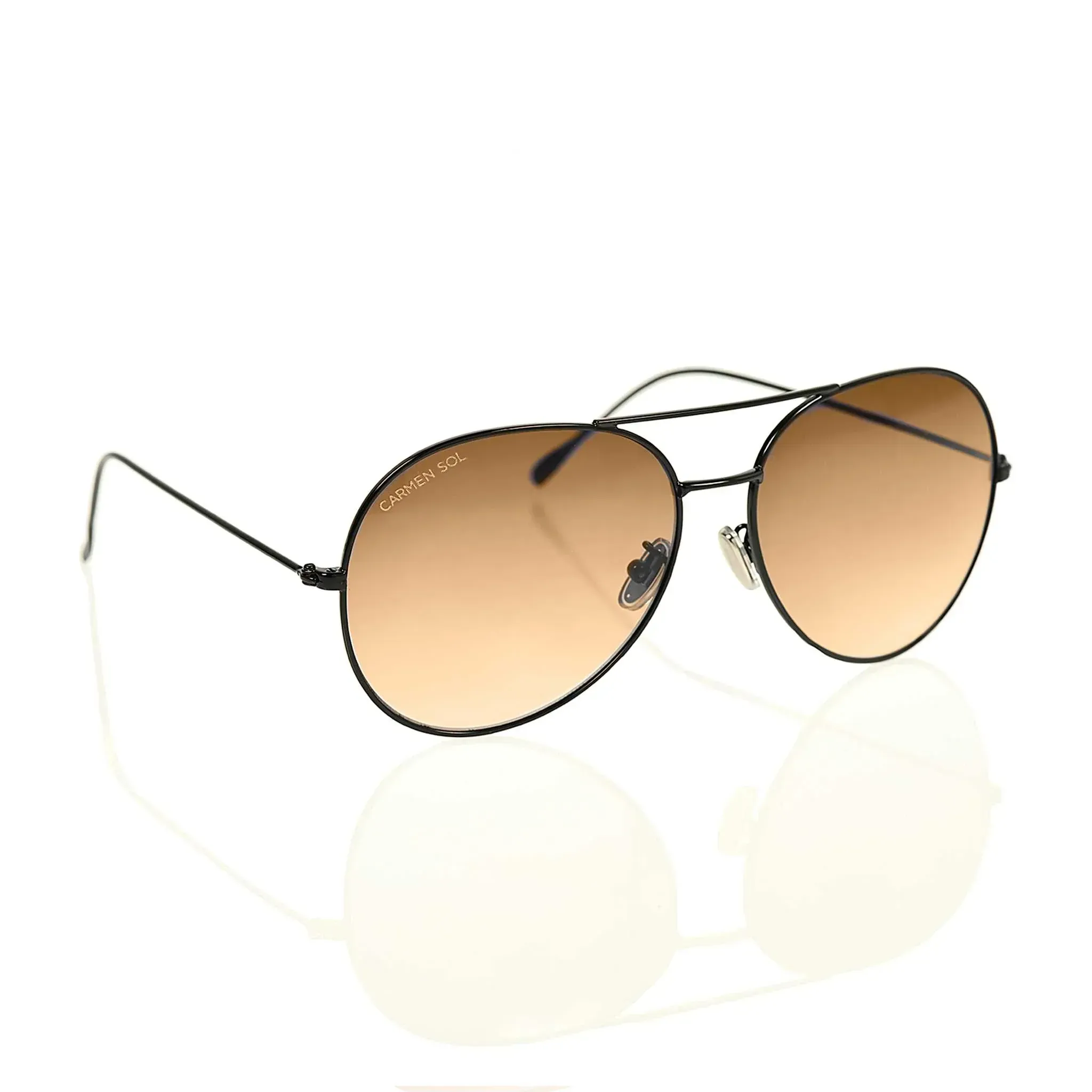 Brown Aviator sunglasses
