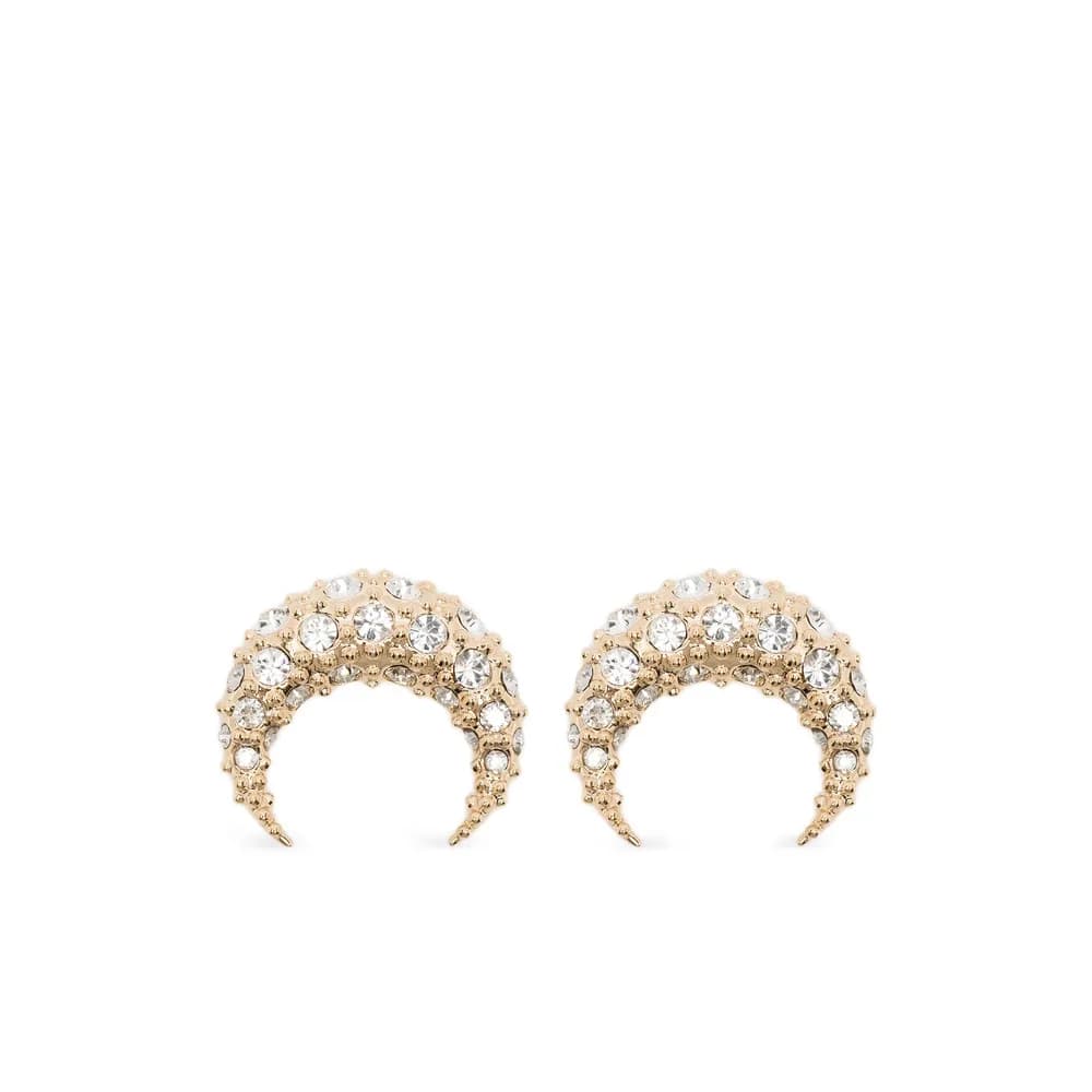 Crescent Embellished Earrings