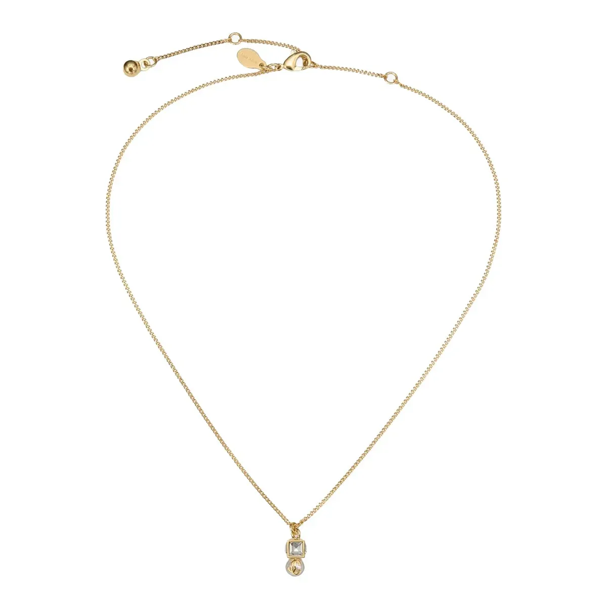 Pearl Cube Necklace